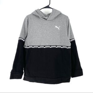 Puma Kids' Colorblock Hoodie Sweatshirt - XL